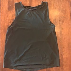 Army green tank top from lululemon